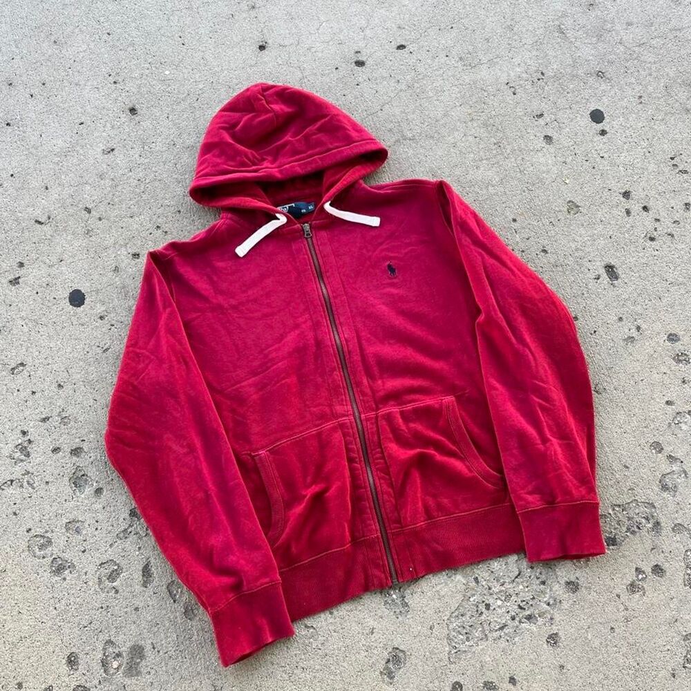 Vintage Polo Ralph Lauren Streetwear Y2K Zip Up Hoodie